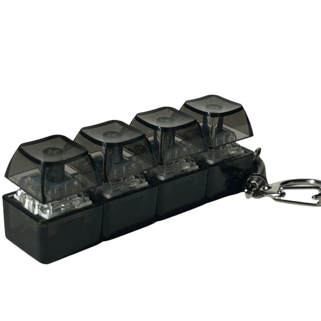 Llavero Teclado Antiestrés LED