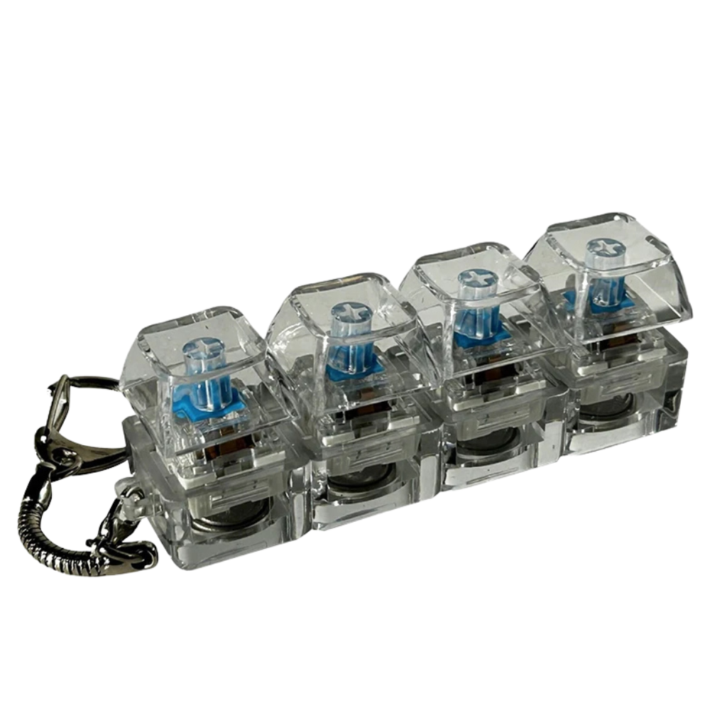 Llavero Teclado Antiestrés LED